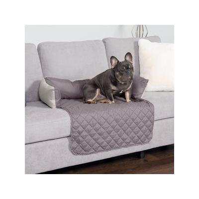 FurHaven Sofa Buddy Dog & Cat Bed Furniture Cover, Gray/Mist, Medium