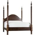 MacKenzie-Dow English Pub Solid Wood Four Poster Standard Bed Wood in Brown | 84 H x 77.5 W x 92 D in | Wayfair 1-3112_Porter