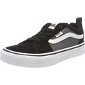 Vans Boy's Yt Filmore Sneaker, Suede Canvas Black Pewter, 3 UK