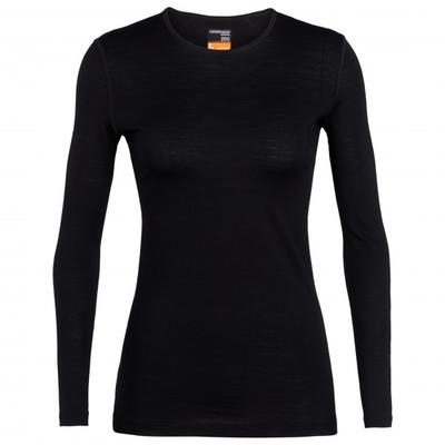 Icebreaker - Women's 200 Oasis L/S Crewe - Merinounterwäsche Gr L schwarz Image