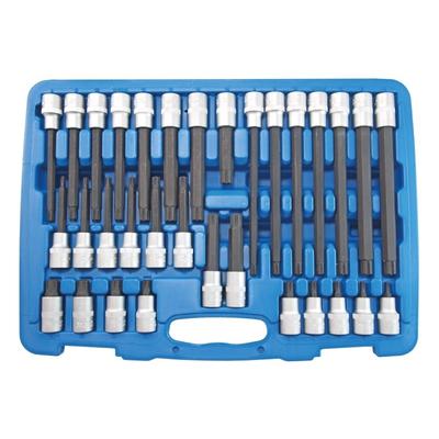 SWSTAHL Schraubendreheinsätze 1/2 Zoll, RB-Profil, 32-tlg. Steckschlüsselsatz 04422L Image