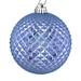 Vickerman 529911 - 2.75" Periwinkle Durian Glitter Ball Christmas Tree Ornament (12 pack) (N188429D)