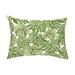 Bay Isle Home™ Dicha Outdoor Rectangular Lumbar Pillow Cover & Insert Polyester/Polyfill blend in Green | 14 H x 20 W x 6 D in | Wayfair
