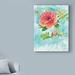 House of Hampton® 'Spring Garden Texture 1' Acrylic Painting Print on Wrapped Canvas Metal | 32 H x 24 W x 2 D in | Wayfair