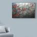 World Menagerie 'Bird in Floral Tree' Acrylic Painting Print on Wrapped Canvas in White | 30 H x 47 W x 2 D in | Wayfair