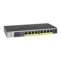 NETGEAR 8 Port PoE Switch (GS108LP) - Gigabit Ethernet Unmanaged Network Switch - with 8 x PoE+ @ 60 W Upgradeable - Desktop, Wall Mount or Rackmount - Limited Lifetime Protection