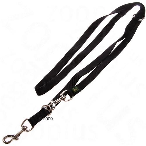 Hunter Hundeleine 200cm + Halsband Vario Basic schwarz - Größe L