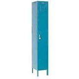 Global Industrial 652066BL 12 x 12 x 72 in. Single Tier Paramount Locker with 1 Door Ready to Assemble Blue