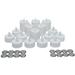 Gerson 44237 - White Battery Operated LED Tea Light and Votive Set (16 pack)