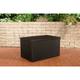 CLP - Polyrattan Luxus Auflagenbox 5mm schwarz xxl