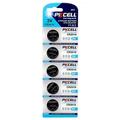 Pkcell - 5 Piles Bouton CR2016 3V 75mAh Lithium Kodak