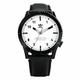 Adidas Watches Cypher_LX1. Men’s Premium Horween Leather Strap Watch, 22mm Width (Black/White. 42 mm).