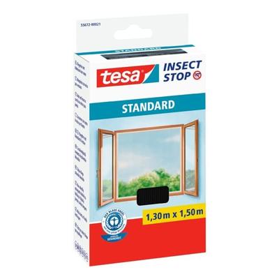 tesa Fliegengitter »Standard« 55672 für Fenster 130x150 cm grau, 130x150 cm
