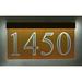 EZ Street Signs 1-Line Lawn Address Sign Plastic in Orange | 6.25 H x 12 W x 2.5 D in | Wayfair 6t-3-b