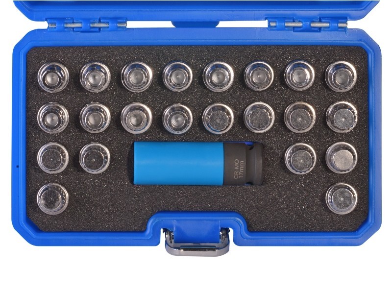 SWSTAHL Felgenschloss Demontagesatz VW, 23-tlg. 02382L Lösewerkzeugsatz, Image