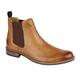 Roamer Tan Leather Gusset Chelsea Mens Boots Textile Pu Lining PU Sock & TPR Soles (10 UK)