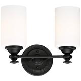 Craftmade Dardyn 13 1/4" High Espresso 2-Light Wall Sconce