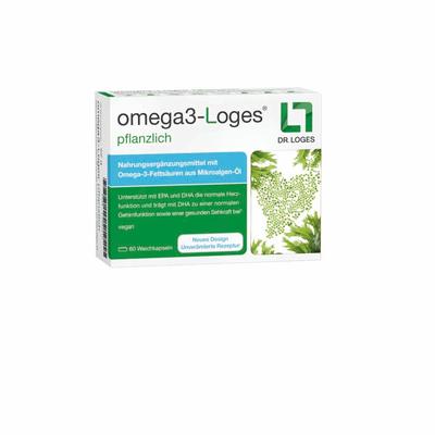 Omega3-Loges pflanzlich Kapseln 60 St Image