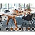 Bodahl Concept4You »Seattle« Massivholz Esstisch Rustic Oak 280x110 cm / smoked