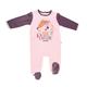 Pyjama Baby Samt Pink haselnuss – Größe – 3 Monate (62 cm)