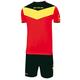 Givova Unisex Kit Spielfeld Fu balltrikot und Shorts, Rot/Gelb, M EU