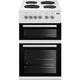 Beko KD532AW 50cm Electric Cooker with Solid Plate Hob - White - A Rated