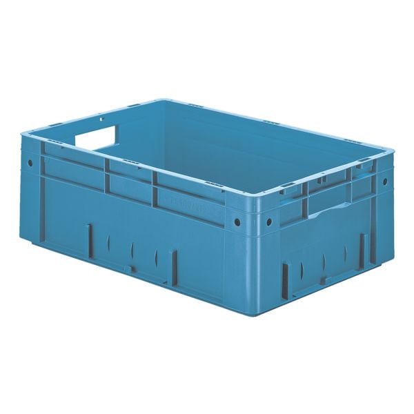 SCHULTE Lagertechnik Euro-Stapelkästen 30/40/21 cm blau, 30x21x40 cm
