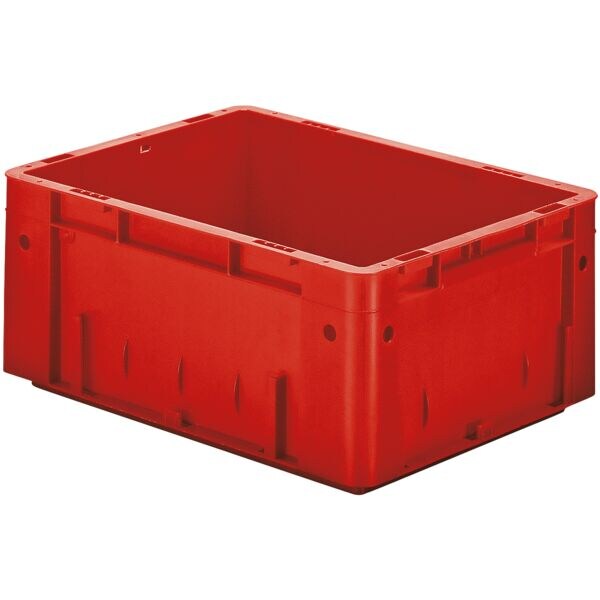 SCHULTE Lagertechnik Euro-Stapelkästen 30/40/17,5 cm rot, 30x17.5x40 cm Image
