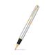 Sheaffer 300 - refillable rollerball pen, polished chrome, gold-tone trim