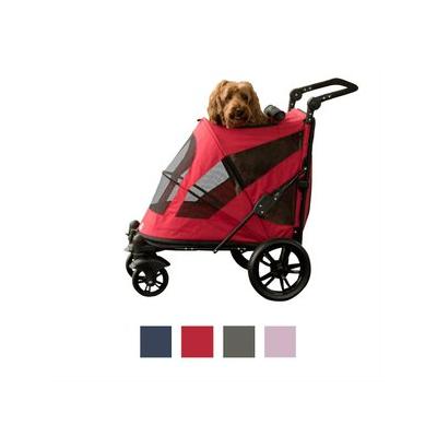 Pet Gear Excursion No-Zip Dog & Cat Stroller, Candy Red