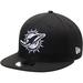 Men's New Era Black Miami Dolphins B-Dub 9FIFTY Adjustable Hat