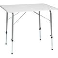 Table pliante hauteur ajustable - table de jardin pliante, table pliable, table camping - gris