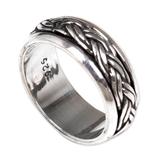 Eternal Bond,'Hand Made Sterling Silver Spinner Meditation Ring from Bali'
