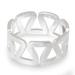 'New Energy' - Artisan Crafted Modern Sterling Silver Band Ring