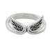 Born to Be Free,'Sterling Silver Faceted Marcasite Freedom Wings Thai Ring'