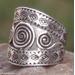 'Bedazzled' - Handcrafted Hill Tribe Sterling Silver Band Ring