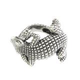 'Baby Crocodile' - Hand Made Sterling Silver Ring from Indonesia