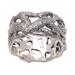 'Monkey Business' - Men's Hand Crafted Sterling Silver Band Ring