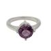'India Wisdom' - Hand Made Amethyst Solitaire Ring