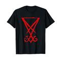 Sigil Of Lucifer T-Shirt Seal Of Satan Satanische T-Shirt