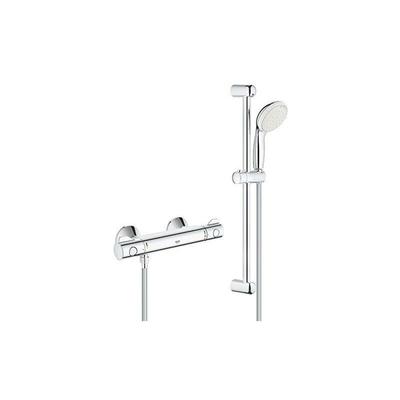 Grohe - Grohtherm 800 Thermostat-Brausebatterie Brausegarnitur 600 mm 34565001 Image