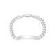 NYC Sterling .925 Sterling Silver Italy Curb Chain Link 7MM Mens Id Bracelet, 8 inches, Stainless Steel, no gemstone
