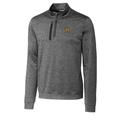 Men's Cutter & Buck Gray Missouri Tigers Stealth Vault Logo Half-Zip Jacket