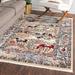 96 x 0.33 in Indoor Area Rug - Darby Home Co Ledger Oriental Multicolor Area Rug Polypropylene | 96 W x 0.33 D in | Wayfair