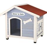 Archie & Oscar™ Genevieve Dog's Inn Dog House Wood House in Brown/Gray/Pink | 42 H x 42 W x 35.25 D in | Wayfair E391B2D88A4243A49D196DE9D3E97C7F