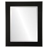 Winston Porter Meansville Framed Rectangle Accent Mirror in Black | 39 H x 27 W x 1 D in | Wayfair 5F6C5FA35742491DB54A890C03D1FD10