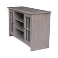 Union Rustic Kavien Solid Wood TV Stand for TVs up to 55" Wood in Gray/Brown | Wayfair 6DF9B358BBE64C3EAC1D89F466E218BD