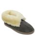 Minnetonka Sheepskin Ankle Boot - Womens 11 Grey Slipper Medium