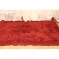 White 36 x 3 in Indoor Area Rug - Latitude Run® Kaius Shag Burgundy Area Rug Nylon | 36 W x 3 D in | Wayfair AEC8E150CC494553988D3AB1812EDF47