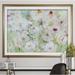 Ophelia & Co. 'Jardin Blanc' Framed Acrylic Painting Print Paper in Green/Red | 20 H x 24 W x 1.5 D in | Wayfair DF0CC12E2A304CBA85D625A1D0DB55A1